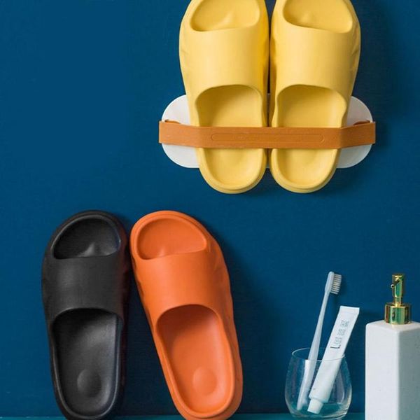 

slippers 2021 summer eva bathroom shower non-slip thick sole sandal for women men beach outdoor slides couples shoes, Black
