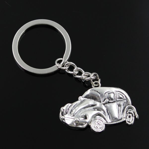 

new fashion men 30mm keychain diy metal holder chain vintage car 39x26mm silver color pendant gift