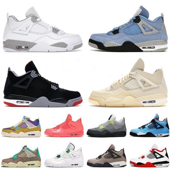 

shoes university blue 4 4s white oreo sail jumpman bred taupe haze neon mens womens trainers sneakers size 13