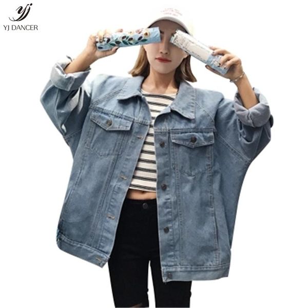 

women's jackets denim jacket female 2021 spring autumn couple loose fashion single-breasted long-sleeved casual short coat h0351, Black;brown