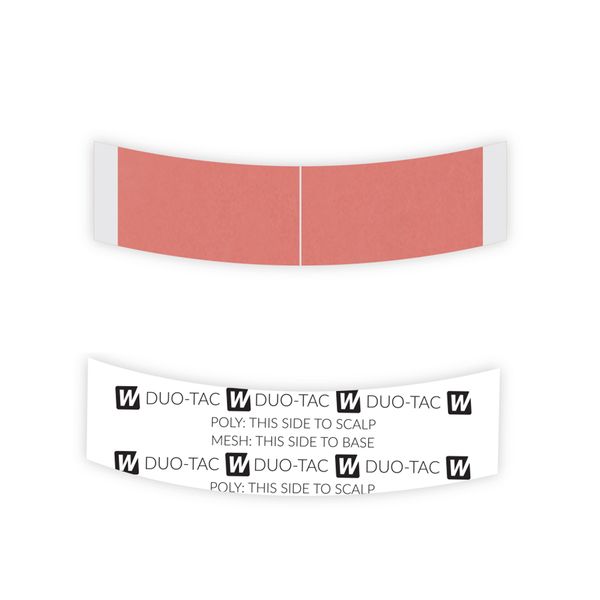 

walker duo-tac wig tape strong double tape for toupees toupee hair adhesive, Black;brown