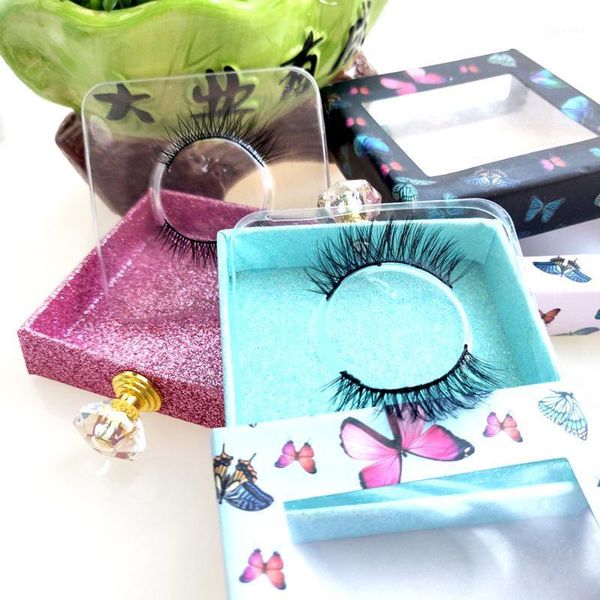 

series natural long fluffy full lightweight soft beauty makeup false eyelashes exquisite square drawer box1