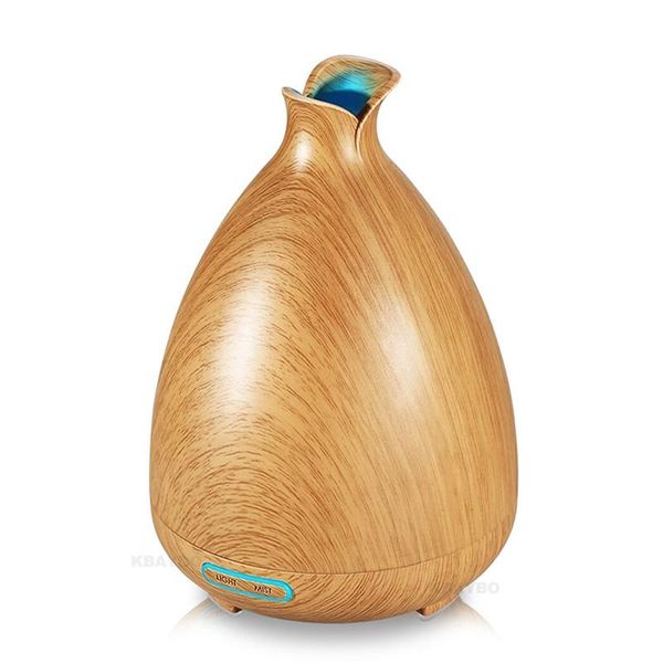 

130ml air humidifier essential oil diffuser aroma lamp aromatherapy electric mist maker for home-wood humidifiers