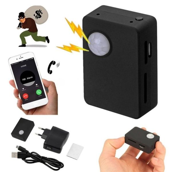 

wireless infrared camera mini gsm pir alarm tracker autodial mms listening device monitor system anti-lost