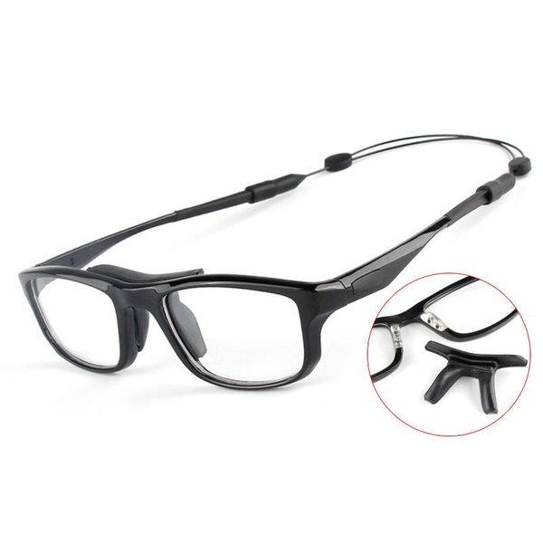 

fashion sunglasses frames tr90 sports glasses frame men women full rim square clear eyeglasses optical myopia prescription eyewear goggles o, Black