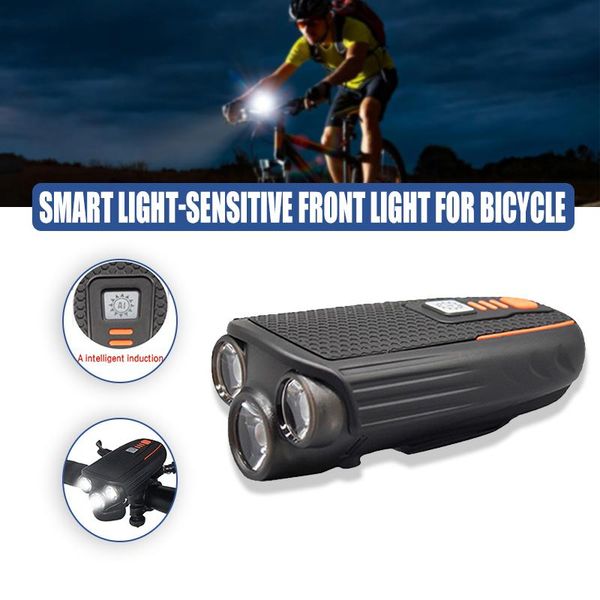 

portable lanterns rechargeable bike front and back lights with 3 led durable waterproof easy to install for lb88