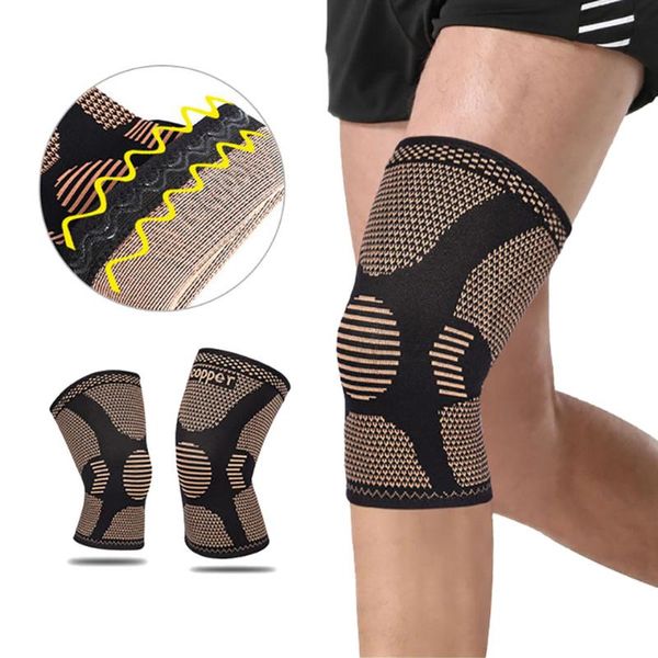 

elbow & knee pads 1pcs compression support sleeve protector elastic brace springs gym sports basketball volleyball running, Black;gray