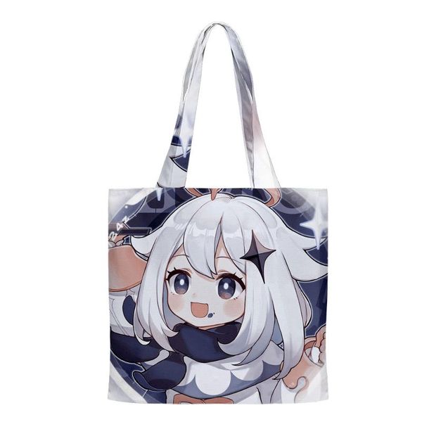 

backpack fadun genshin impact paimon 3d print shopping bags reusable shoulder shopper casual pacakge
