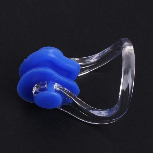 

nose clip 1 pc men women clear blue pvc silicone swim swimming ad