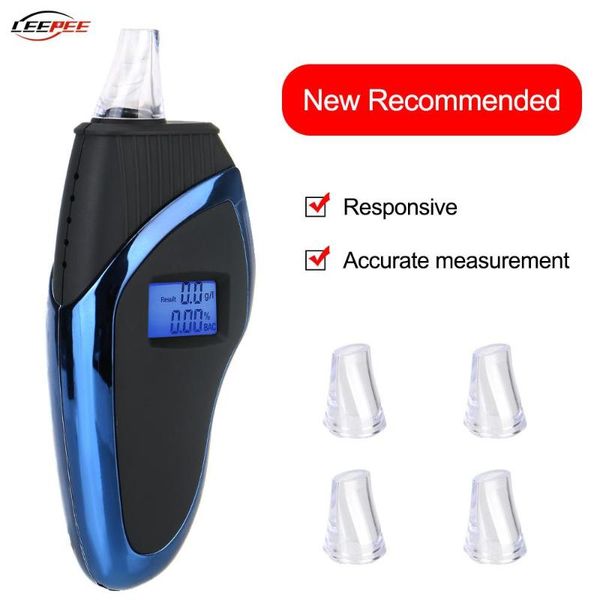 

portable handheld breathalyzer alcohol analyzer digital breath tester detector backlight lcd with lanyard car auto accessories alcoholism te