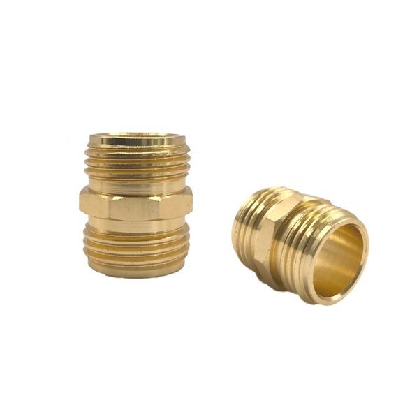 

watering equipments 2pcs 3/4 inch double-sided male screw joint hose repair garden water connector irrigation accessories