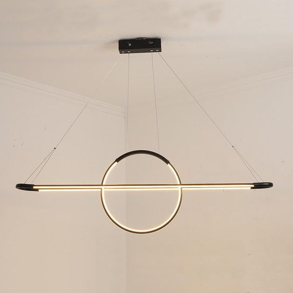 

pendant lamps dining room lights simple modern led living villa coffee shop clothing store remote control