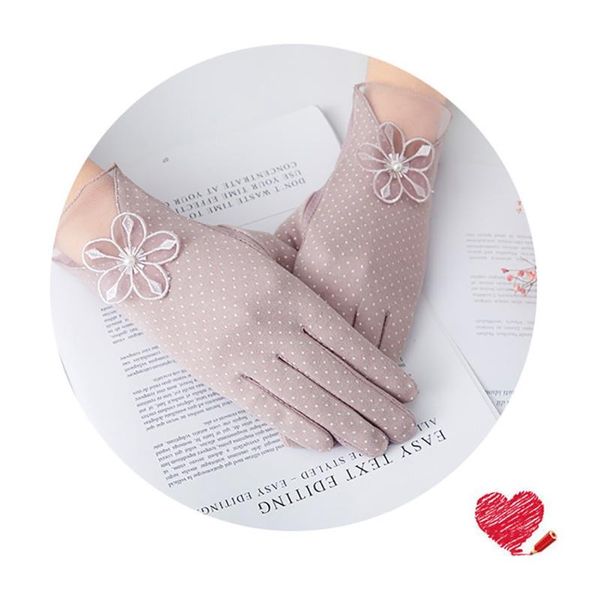 

elbow & knee pads women uv sunscreen short sun female gloves summer fashion ice silk lace driving of thin touch screen sexy, Black;gray