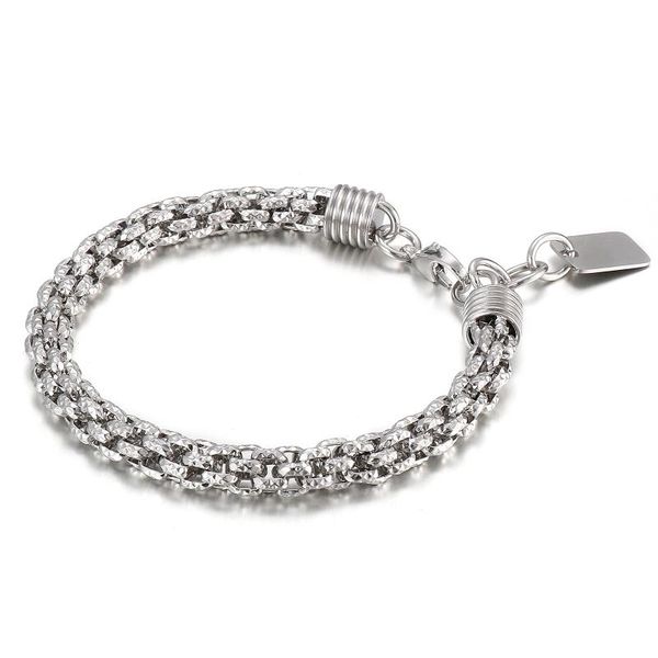 

link, chain 8mm width hammered solid stainless steel bracelet do old concave convex texture silver black men jewelry