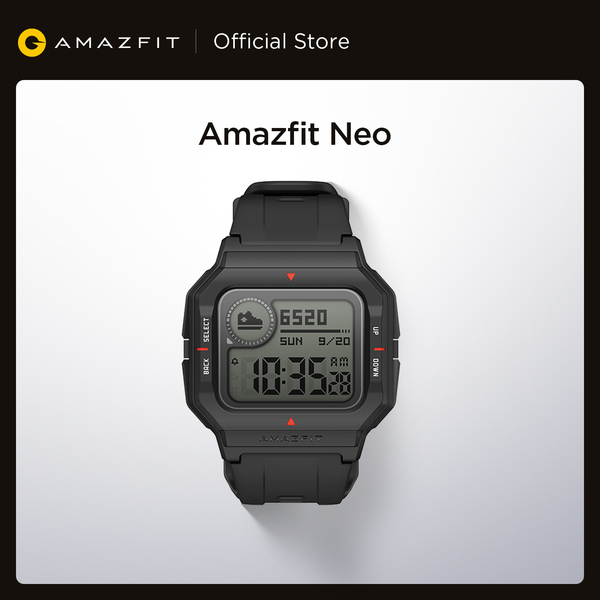 

new 2021 amazfit neo smart watch smartwatch 5atm tracking 28 days battery life watch bluetooth-compatible for android ios phoneg, Slivery;brown