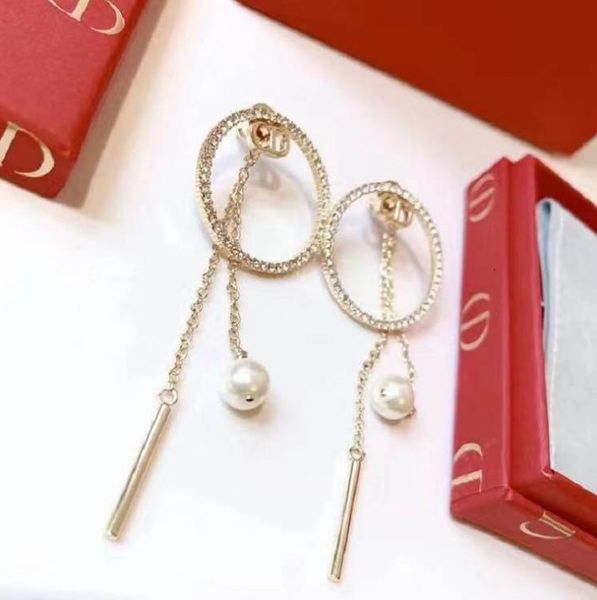 

chandeliers earrings dijia / 2021 summer cd circle tassel, Silver