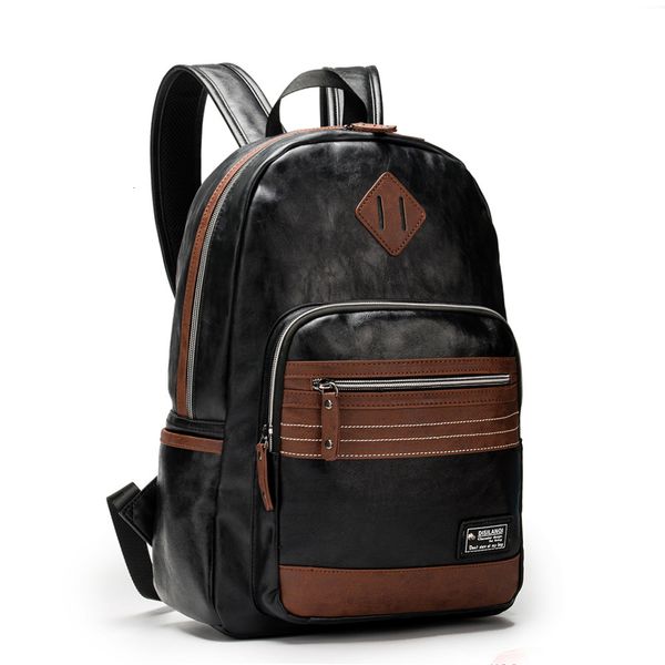 

bag backpack college wind primary school fresh student book 2021 korean version simple large capacity computer, Black;red