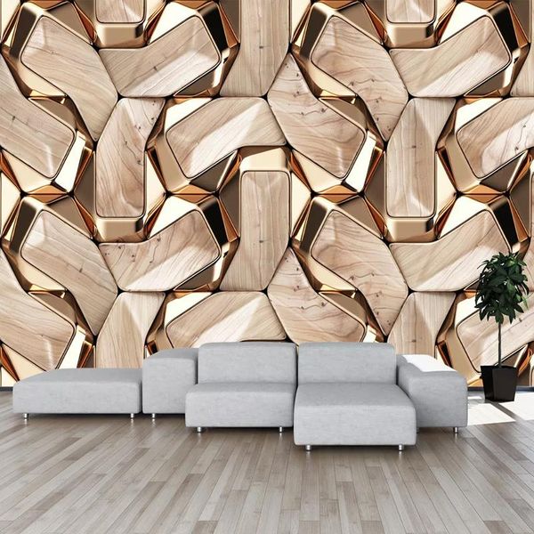

wallpapers dropship po wallpaper european style luxury golden geometric murals tv sofa home decor wall papers 3d papel tapiz