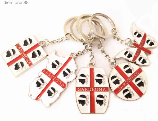 

key chain creative metal italian sardegna pendant gift, Silver
