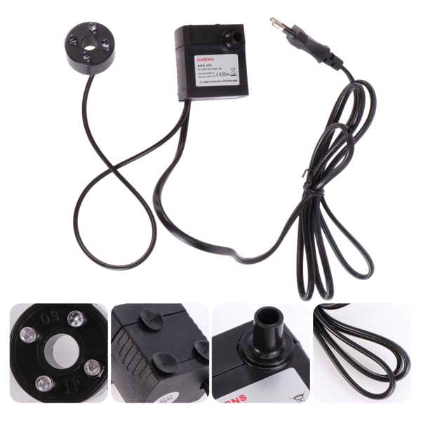 

air pumps & accessories 5w powerful submersible water pump with led light adjustable flow for fountains ponds aquarium fish tank statuary