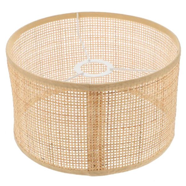 

lamp covers & shades simple home checkered lampshade rattan weaving hanging cover decor woven european pastoral style