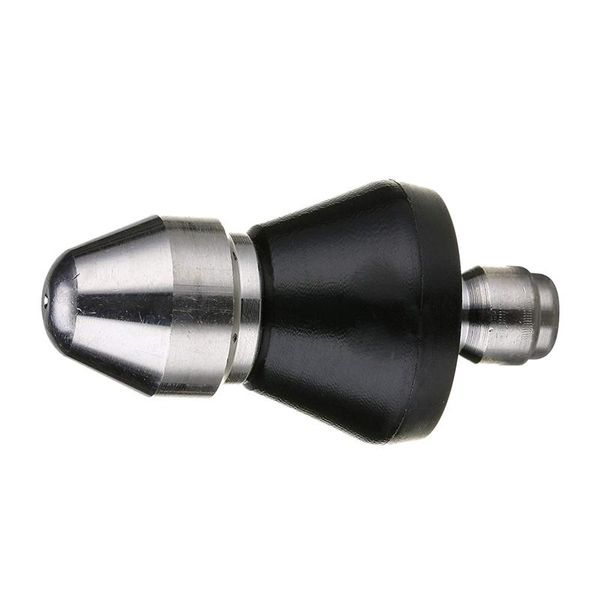 

pressure washer sewer jet nozzle, quick connect drain cleaning water 1/4 inch 5000 psi orifice 0.7mm gun & snow foam lance