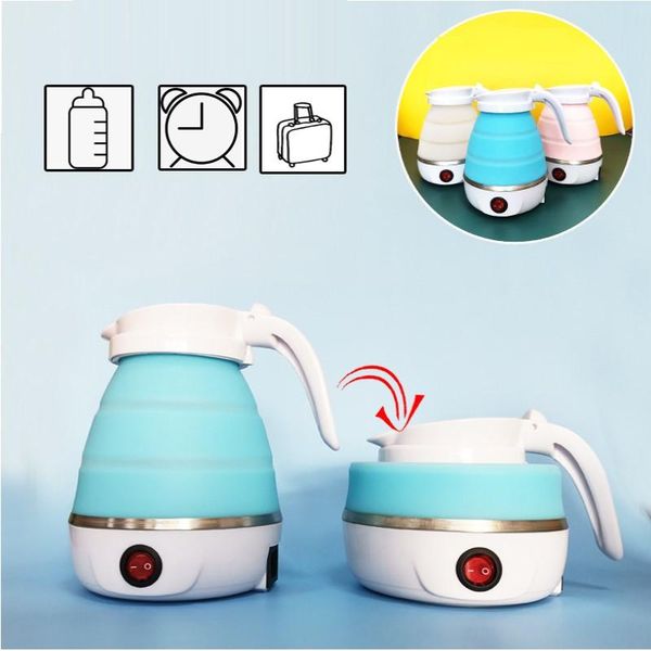 

water bottle outdoor folding kettle home travel abroad portable dormitory insulation small mini automatic power off for camping