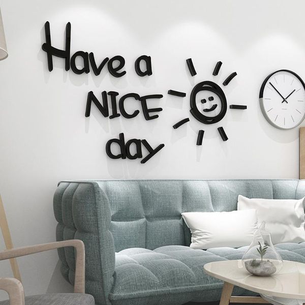 

wall stickers diy sticker door er bedroom waterproof self-adhesive acrylic