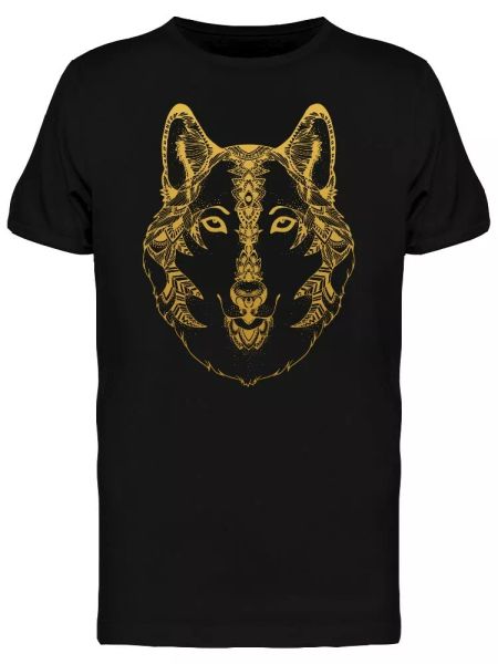 

animal head zendoodle sketch men's tee -image by shutterstock, White;black