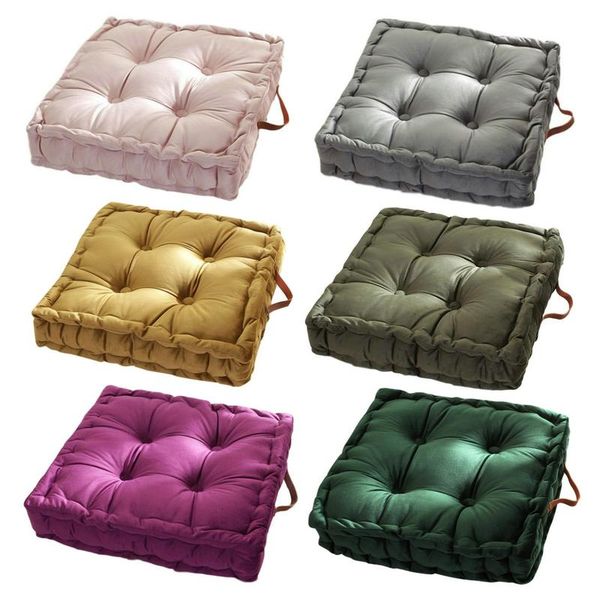 

cushion/decorative pillow 42cm square pouf tatami cushion thicken floor cushions soft seat pad throw home sofa