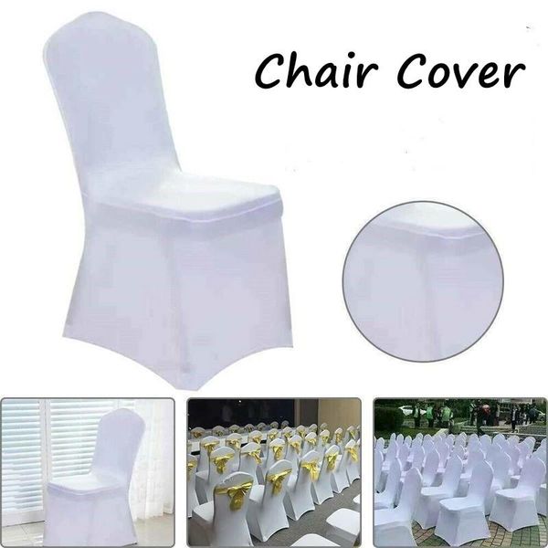 

spandex dining room chair covers slip seat cover stretch removable elastic wedding