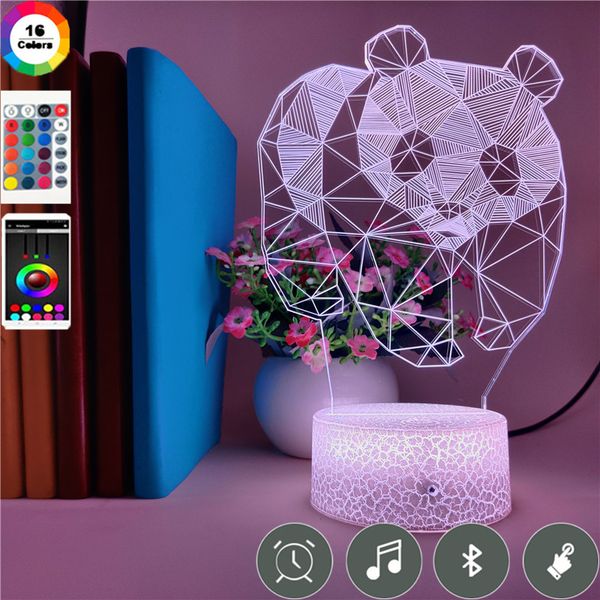 

lovely 3d desk lamp bedside night sensor light led atmosphere nightlight app control kids holiday gift l room decoration