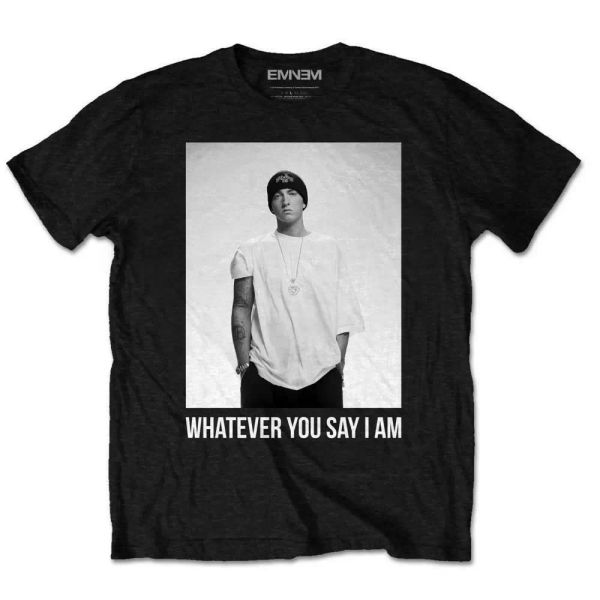 

official eminem t shirt whatever black mens rap tee slim shady new, White;black