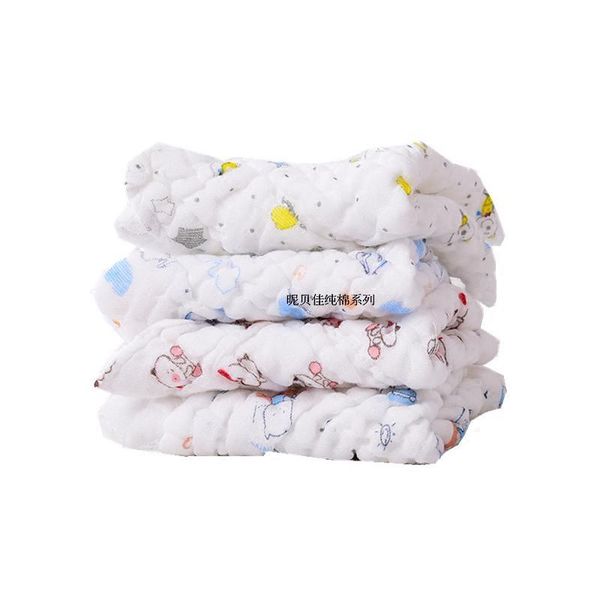 

scarves & wraps 5 pieces / lot cartoon baby cotton handkerchiefs square pocket hanky printed handkerchief children portable towel 25*25cm, Red;brown