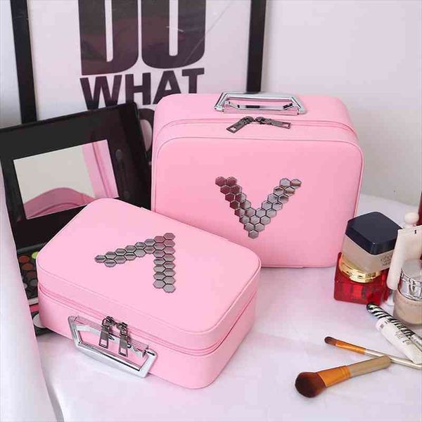 

20 korean fashion cosmetic bags simple compact travel portable case suitcase large capacity storage