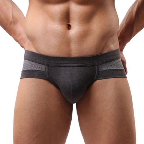

underpants feitong 2021 selling mens underwear briefs cotton low waist underpanties for men male panties ropa interior hombre, Black;white