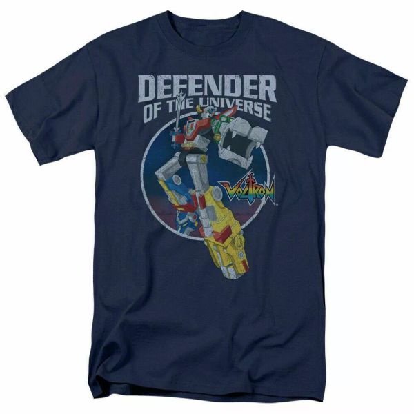 

Voltron Defenders T Shirt Mens Licensed Cartoon Merchandise Navy, Mainly pictures