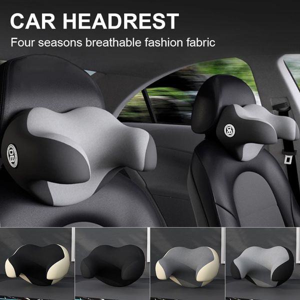 

seat cushions car headrest pillow memory foam neck support pillows head protector ergonomic u-shaped for travel rest accessories