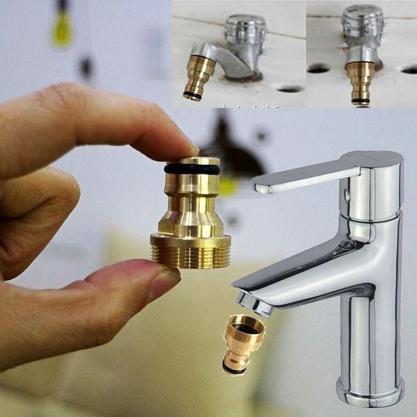 

1pc brass male quick connector adaptor garden water hose pipe tap watering equipments