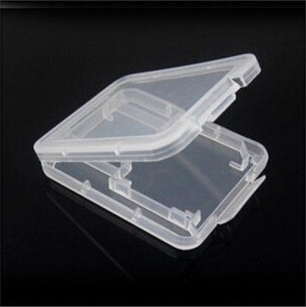 

storage boxes & bins small transparent plastic protect standard memory card holder case box for sd tf mmc sim lx5054