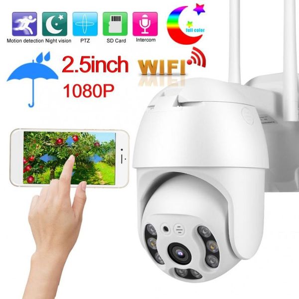 

cameras camaras de seguridad waterproof 8led 2.5in 1080p wifi dome camera night vision cctv home security 110-240v