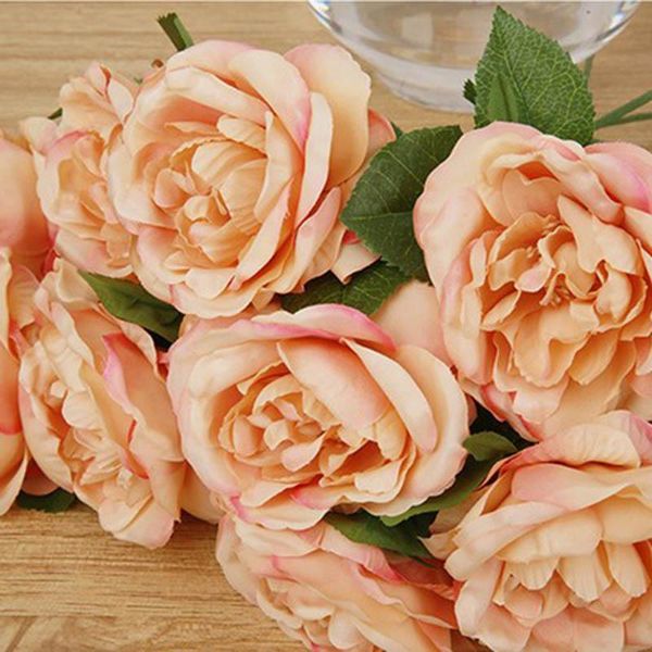 

fashion wedding supplies core artificial rose flower vividly diy home decoration flowers for birthday party festival oct decorative & wreath