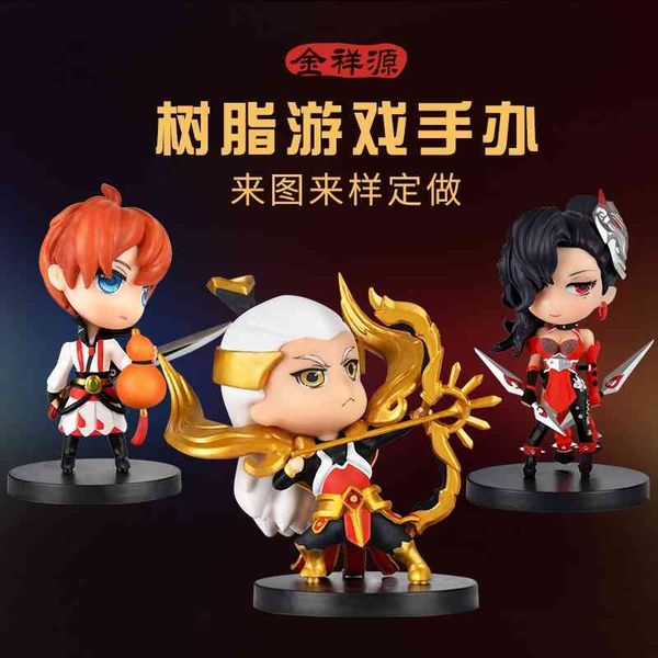 

resin animation game, cartoon doll, character model, king glory