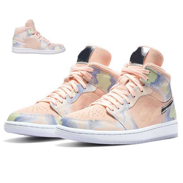 

jumpman women's basketball shoes 1 s white/pink outdoor sportsbtti