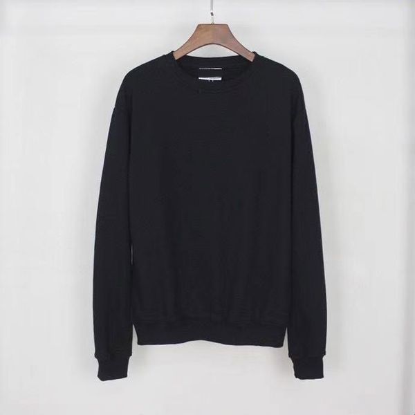 

2021 angel love embroidery hoodie men's and women's sports shirt high luxury quality round neck knitted sweater couple pullover, Black