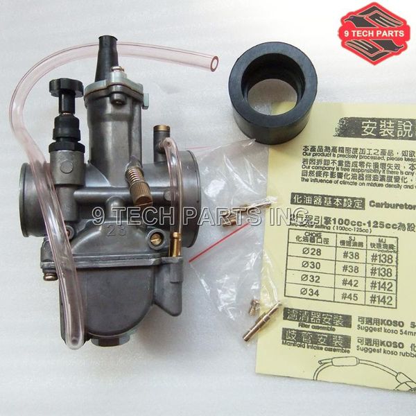 

21mm 24mm 26mm performance pwk for oko carburetor scooter 50cc jog dio kr150 rtl250 cr80 cr125 nsr50 nsr80 dt100 125 175 motorcycle fuel sys