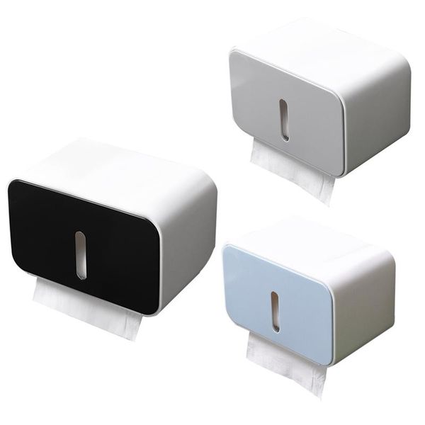 

tissue boxes & napkins box holder bathroom wall-mounted paper roll drawer