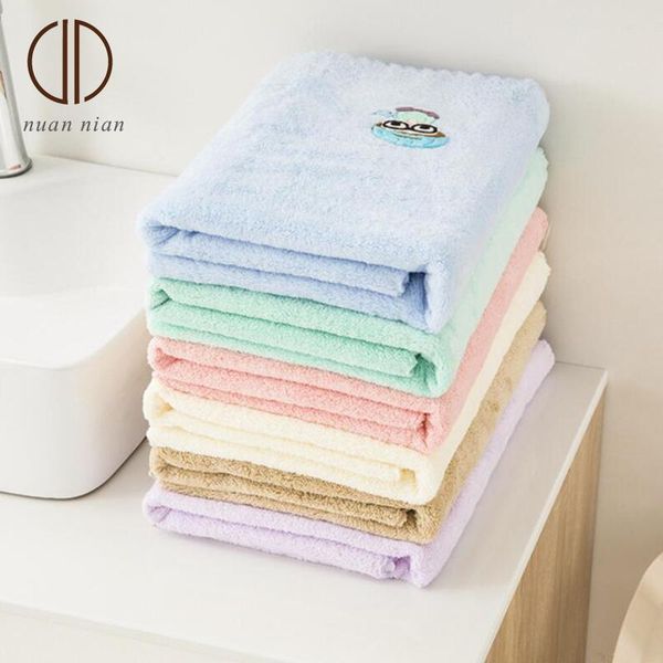 

towel crescent edge coral fleece bath 70x140cm