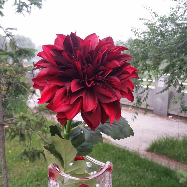 

simulation daisy chrysanthemum bouquet silk real feel home wedding festival party decoration gift diy 2pcs decorative flowers & wreaths