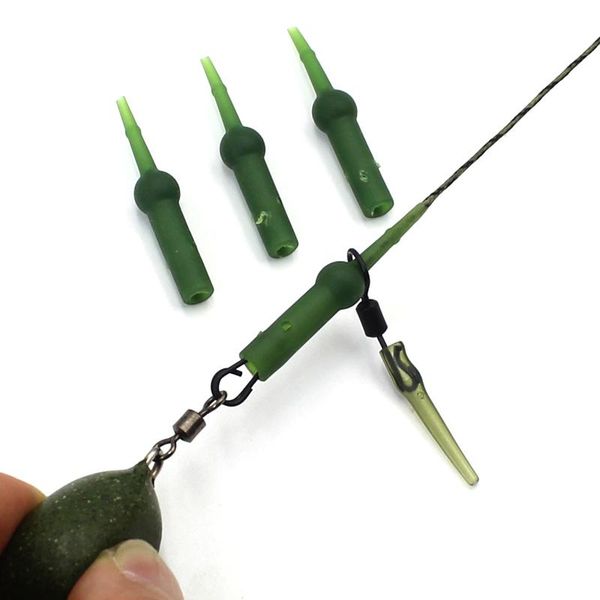 

fishing accessories 20pcs rig chod heli buffer sleeve rubber connector helicopter carp terminal tackle